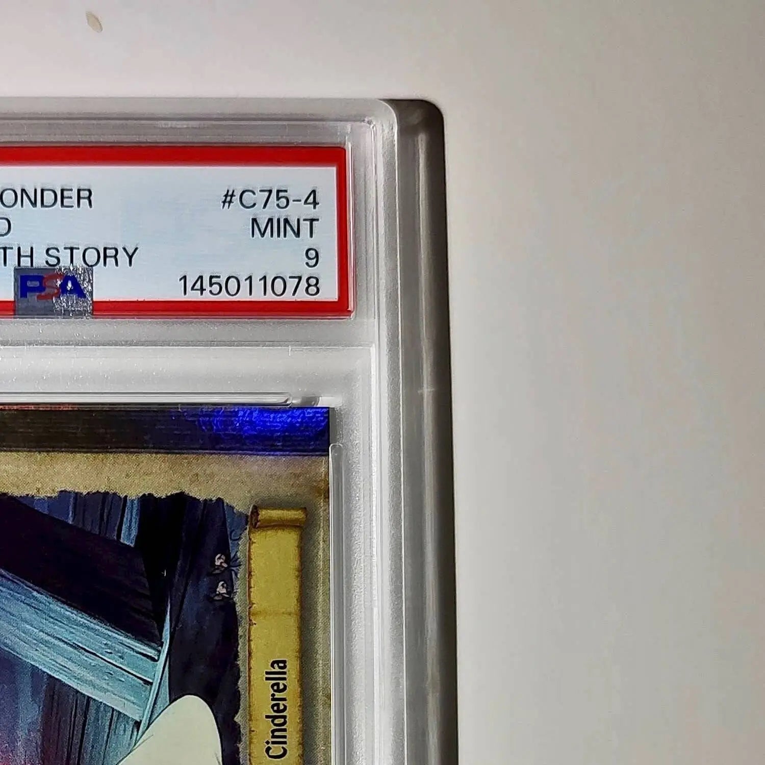 Gus is rescued by Cinderella 2025 Topps Disney #C75-4 Cinderella PSA 9 - Non-Sports Card Single