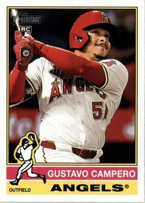 Gustavo Campero - 2025 Topps Heritage - #339 - RC Baseball - Baseball Card Single