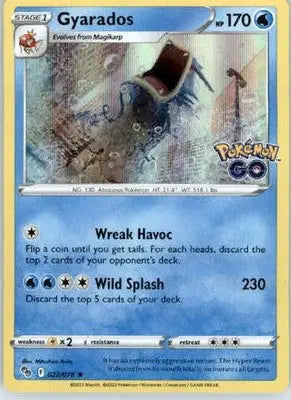 Gyarados - Pokemon GO - 022/078 - Holo LP - Pokémon Card Single