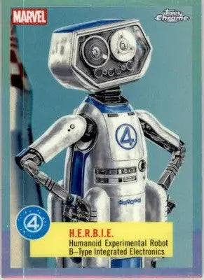 H.E.R.B.I.E. - 2025 Topps Chrome Marvel - #FF-5 - Fantastic Four: First Steps - Marvel Card Single