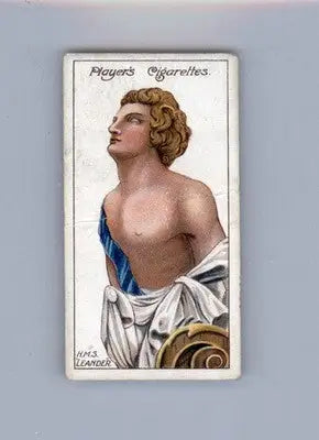 H.M.S. ’Leander.’ - 1912 Player’s Ships’ Figureheads - #11b - Serif Numerals - Non-Sports Card Single