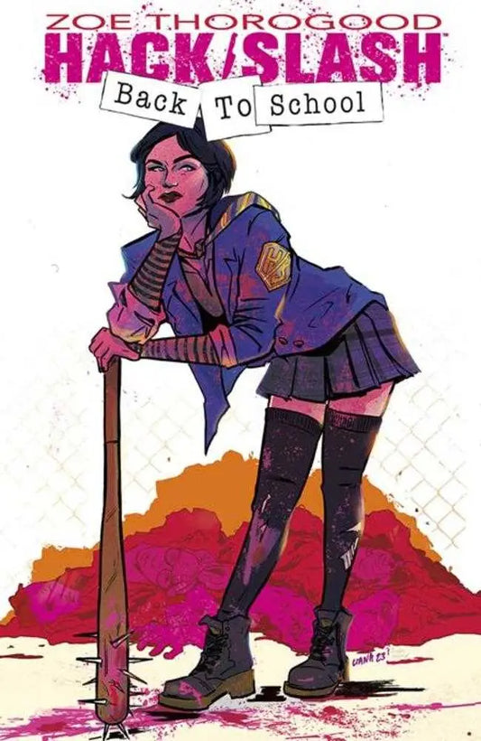 Hack Slash Back To School #4 (Of 4) Cover B Liana Kangas Variant - Comic Book