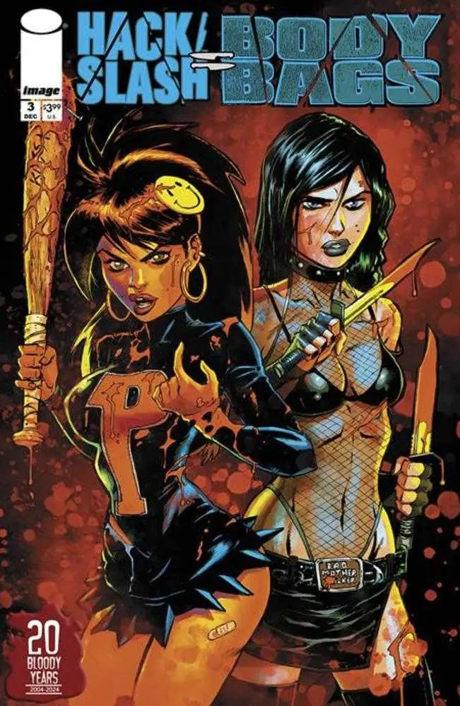 Hack Slash Body Bags comic book cover by Tim Seeley, perfect for hack slash fans