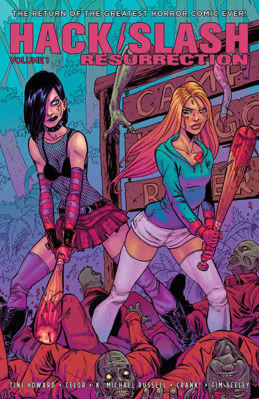 Hack Slash Resurrection comic book cover from Hack Slash Resurrection TPB Volume 01
