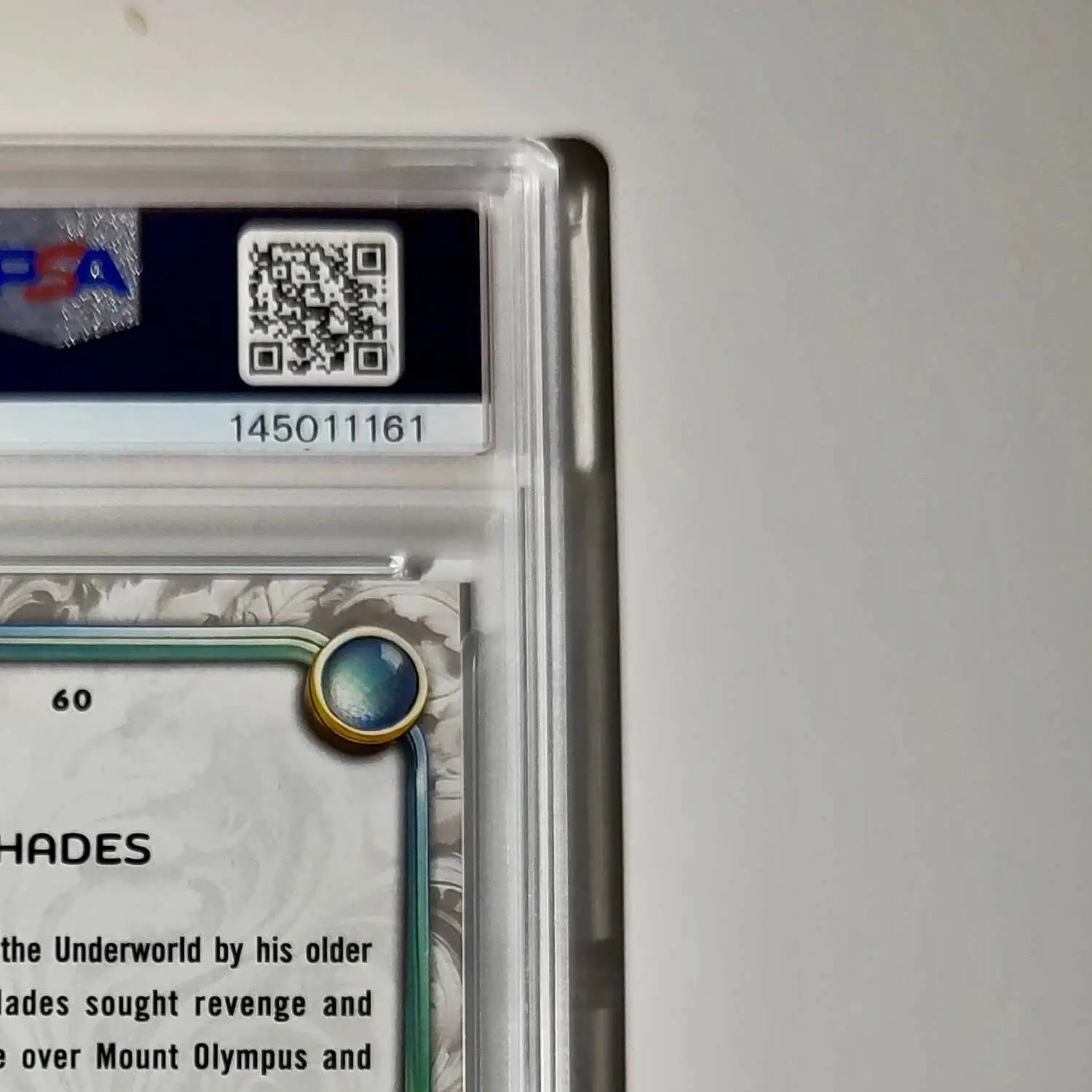 Hades 2025 Topps Disney Wonder #60 Winter Variant Card Hercules PSA 9 - Non-Sports Card Single