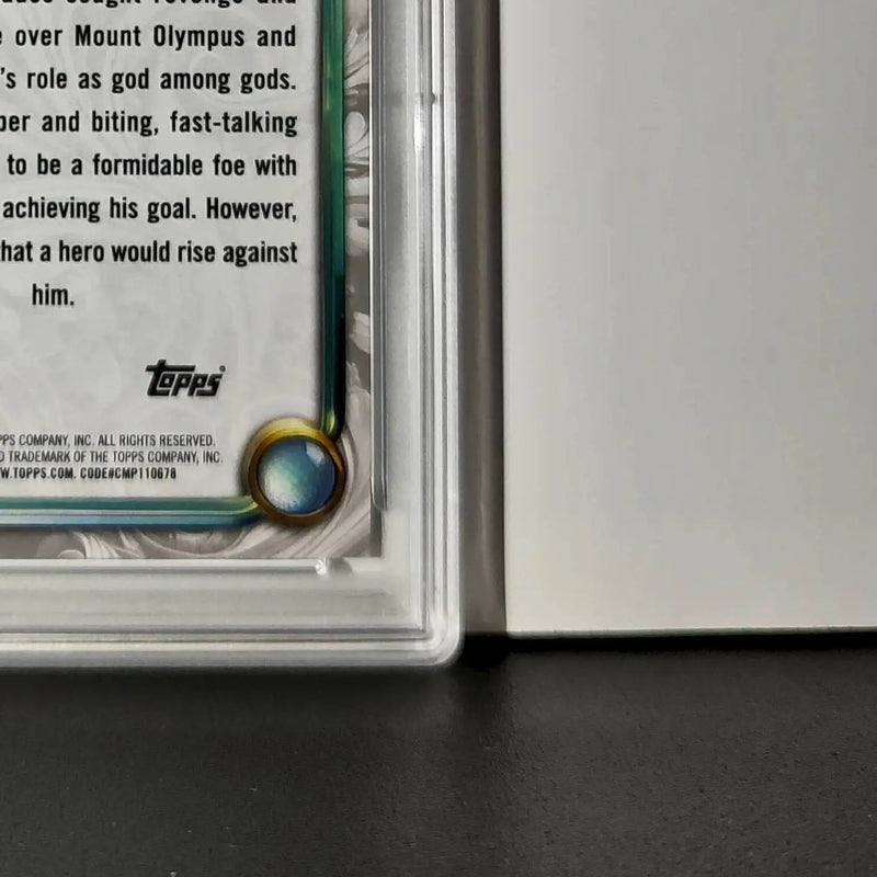 Hades 2025 Topps Disney Wonder #60 Winter Variant Card Hercules PSA 9 - Non-Sports Card Single