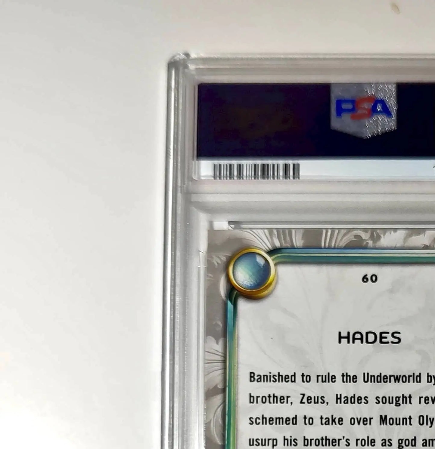 Hades 2025 Topps Disney Wonder #60 Winter Variant Card Hercules PSA 9 - Non-Sports Card Single