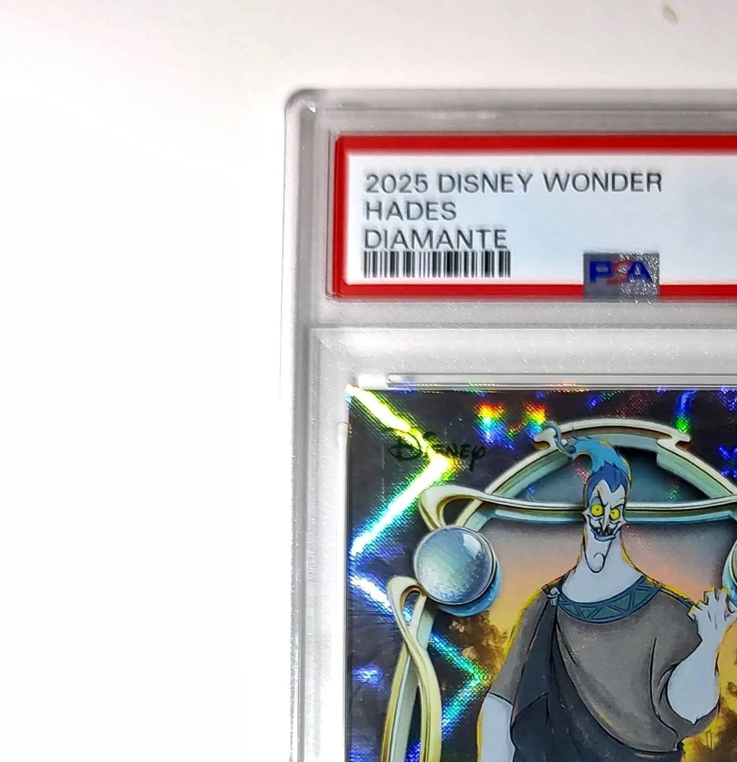 Hades 2025 Topps Disney Wonder #60 Winter Variant Card Hercules PSA 9 - Non-Sports Card Single
