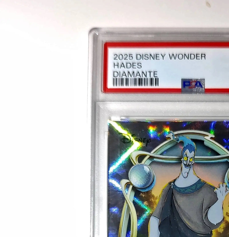 Hades 2025 Topps Disney Wonder #60 Winter Variant Card Hercules PSA 9 - Non-Sports Card Single