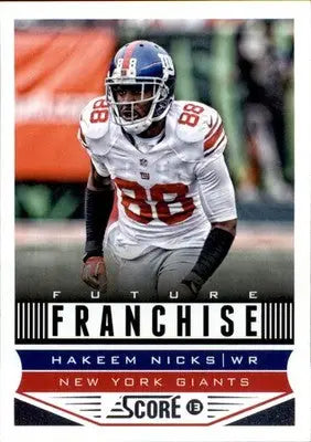Hakeem Nicks - 2013 Score - #319 - Football - Football Card Single