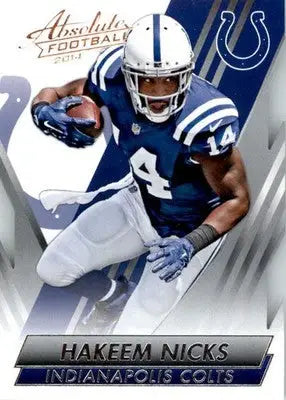 Hakeem Nicks - 2014 Panini Absolute - #43 - Retail Football - Football Card Single