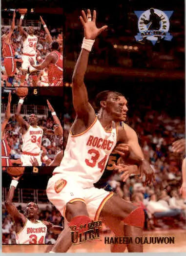 Hakeem Olajuwon - 1993-94 Ultra - #4 - All-NBA Basketball - Basketball Card Single