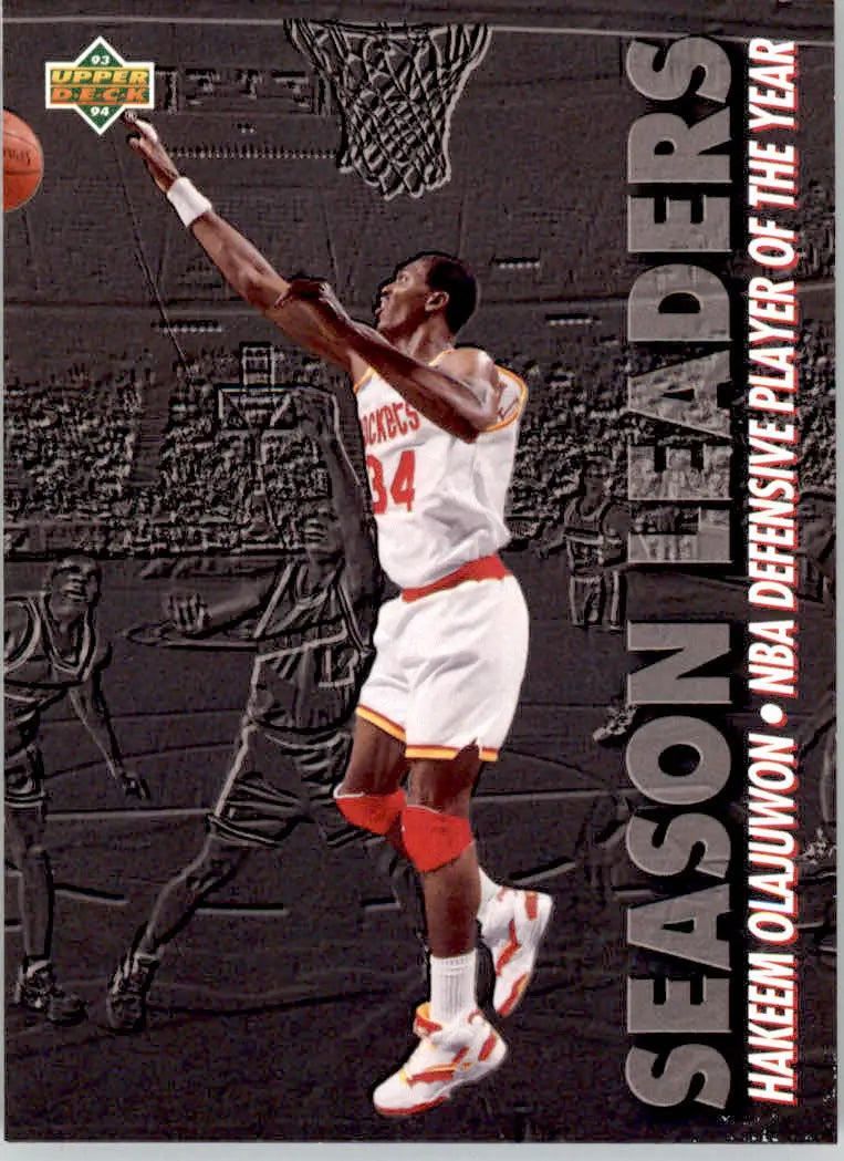 Hakeem Olajuwon - 1993-94 Upper Deck - #176 - Basketball - Basketball Card Single