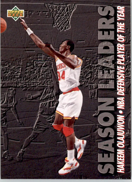 Hakeem Olajuwon - 1993-94 Upper Deck - #176 - Basketball - Basketball Card Single