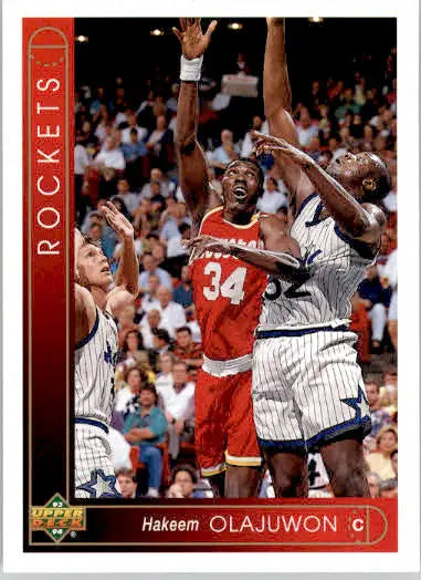 Hakeem Olajuwon - 1993-94 Upper Deck - #287 - Basketball - Basketball Card Single