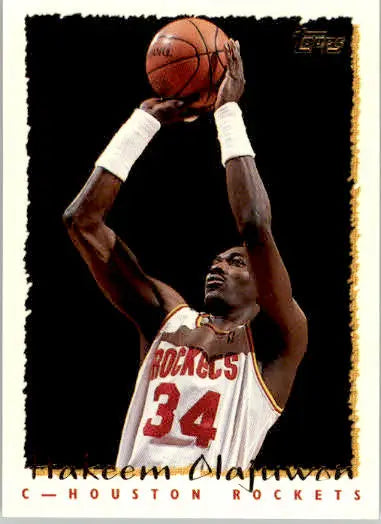 Hakeem Olajuwon - 1994-95 Topps - #295 - Basketball - Basketball Card Single
