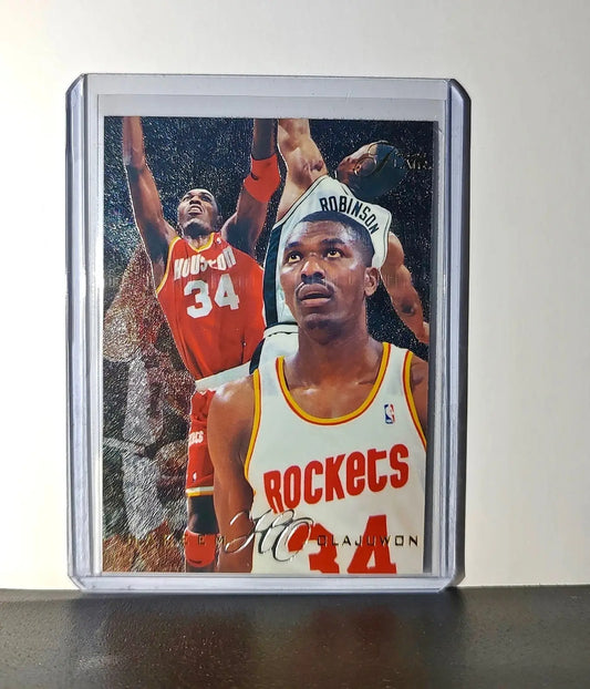 Hakeem Olajuwon 1995-96 Flair NBA #52 Card Houston Rockets - Basketball Card Single