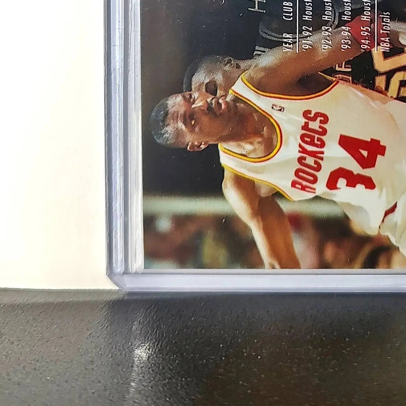 Hakeem Olajuwon 1995-96 Flair NBA #52 Card Houston Rockets - Basketball Card Single