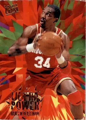 Hakeem Olajuwon - 1995-96 Ultra - #8 - Ultra Power Basketball - Basketball Card Single
