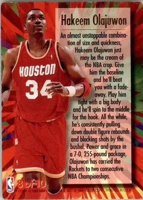 Hakeem Olajuwon - 1995-96 Ultra - #8 - Ultra Power Basketball - Basketball Card Single