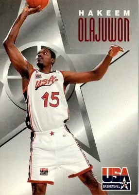 Hakeem Olajuwon - 1996 SkyBox Texaco USA - #6 - Basketball - Basketball Card Single