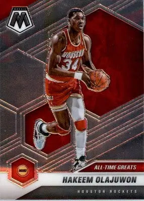 Hakeem Olajuwon - 2020-21 Panini Mosaic - #284 - SN Basketball - Basketball Card Single