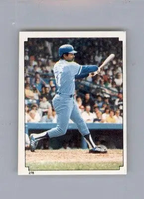Hal McRae - 1984 Topps Stickers - #278 - Baseball - Baseball Card Single