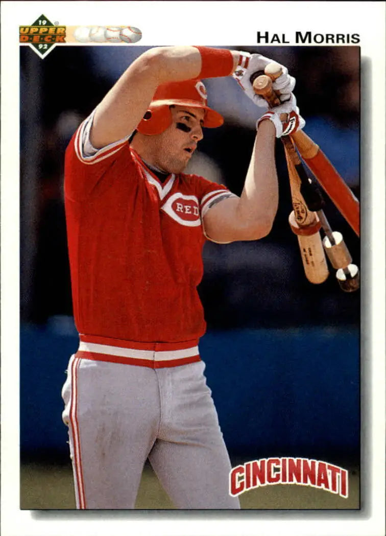 Hal Morris 1992 Upper Deck MLB #121 Baseball Card Cincinnati Reds - Baseball Card Single
