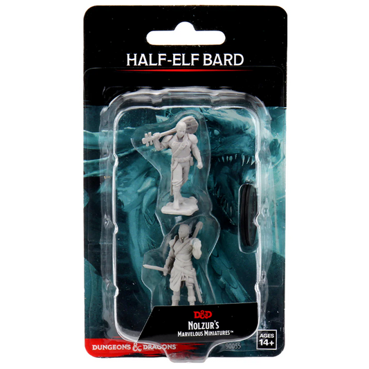 Nolzur's Marvelous Miniatures -  Unpainted: Half-Elf Bard