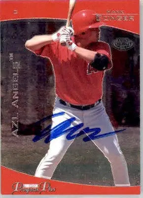 Hank Conger - 2006 TriStar Prospects Plus - #3 - AUTO Baseball - Baseball Card Single
