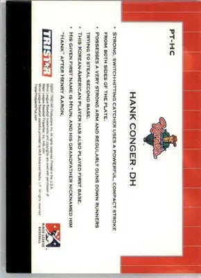 Hank Conger - 2007 TriStar Prospects Plus - #PT-HC - AUTO Baseball - Baseball Card Single
