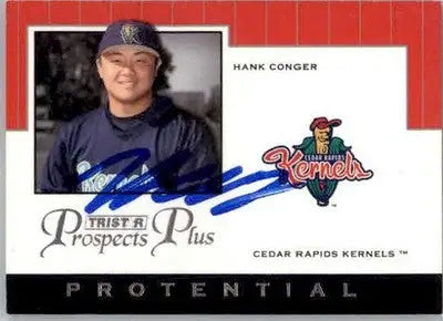 Hank Conger - 2007 TriStar Prospects Plus - #PT-HC - AUTO Baseball - Baseball Card Single