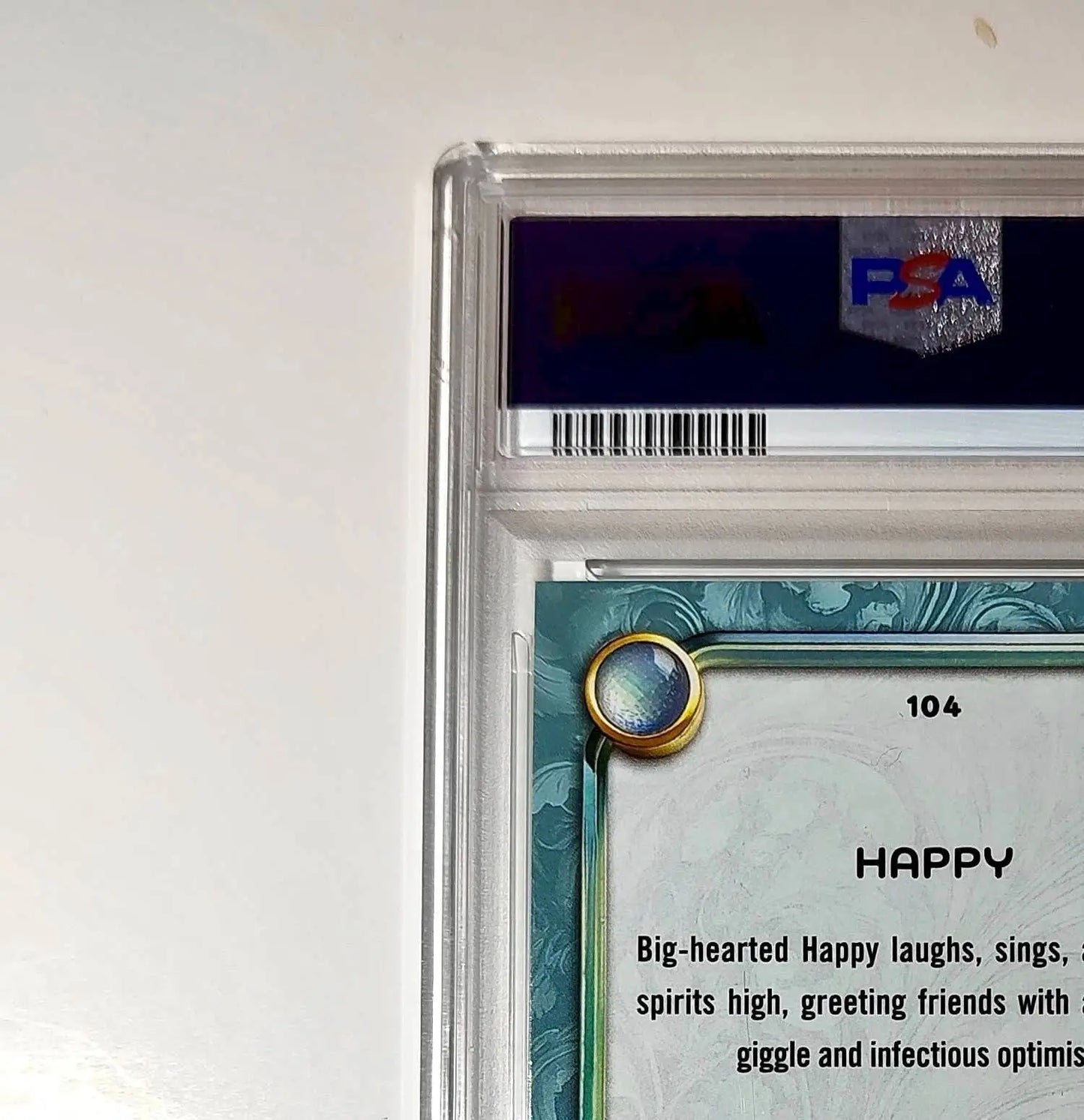 Happy 2025 Topps Disney #104 Diamond Card Snow White and the Seven Dwarfs PSA 8 - Non-Sports Card Single