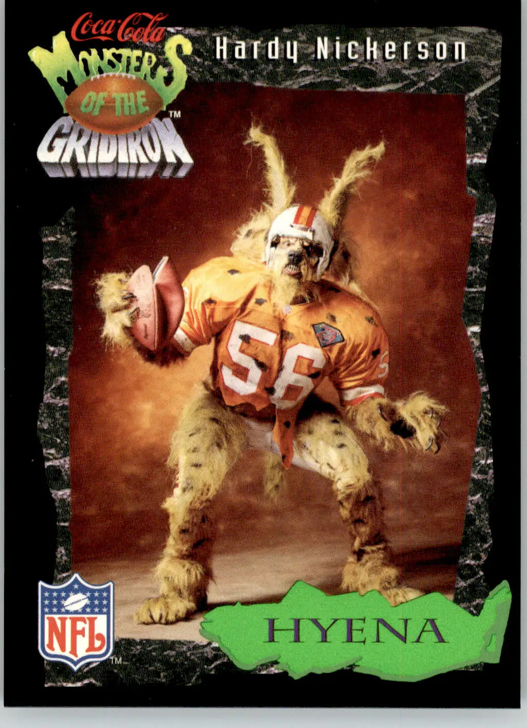 Hardy Nickerson - 1994 Coca-Cola Monsters of the Gridiron - #29 - Football - Football Card Single