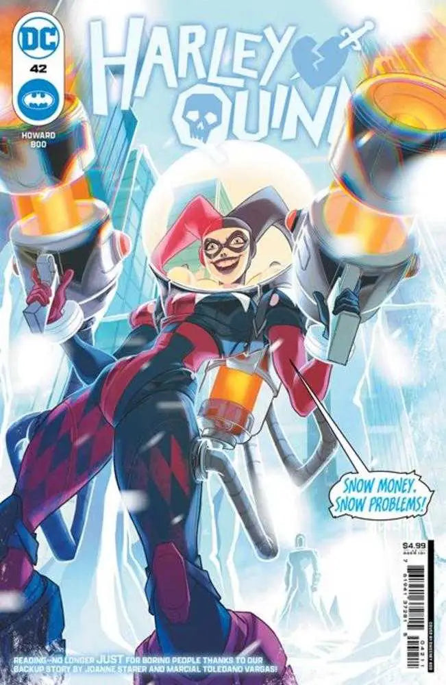 Harley Quinn #42 Cover A by Sweeney Boo with dynamic character in red and black costume