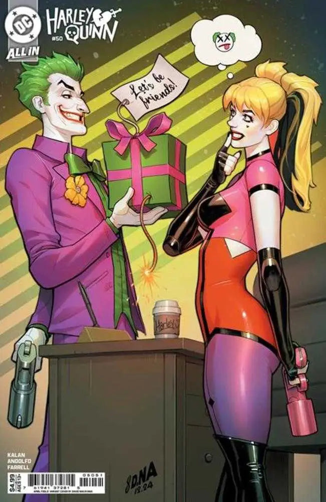Harley Quinn comic book cover featuring Bang Bang art by David Nakayama April Fools Variant