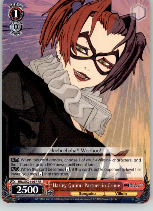 Harley Quinn: Partner in Crime - Batman Ninja - BNJ/SX01-037 RR - NM - DC Card Single