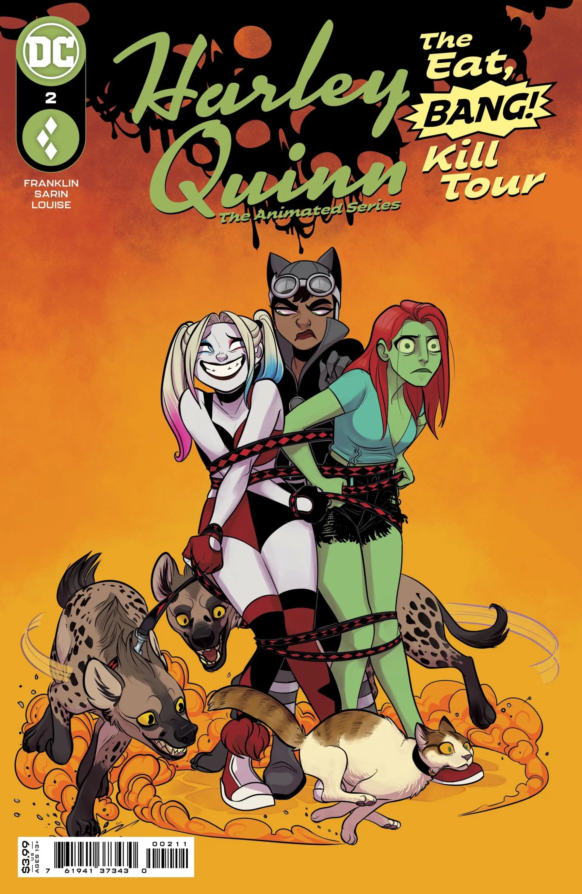 HARLEY QUINN THE ANIMATED SERIES THE EAT BANG KILL TOUR #2 (OF 6) CVR A MAX SARIN - Comic Book