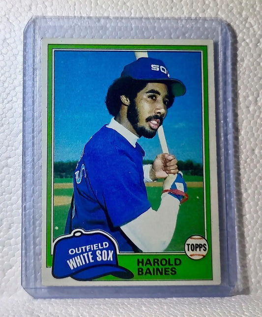 Harold Baines 1981 Fleer MLB #347 Baseball Card Chicago White Sox - Baseball Card Single