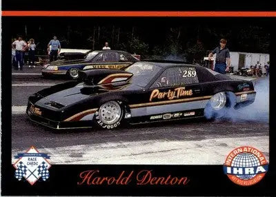 Harold Denton - 1989 Checkered Flag IHRA - #32 - Racing - Racing Card Single