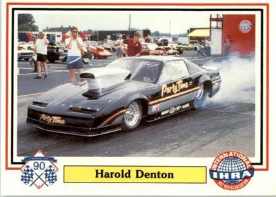 Harold Denton - 1990 Checkered Flag IHRA - #62 - Racing - Racing Card Single