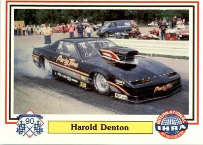 Harold Denton - 1990 Checkered Flag IHRA - #68 - Racing - Racing Card Single