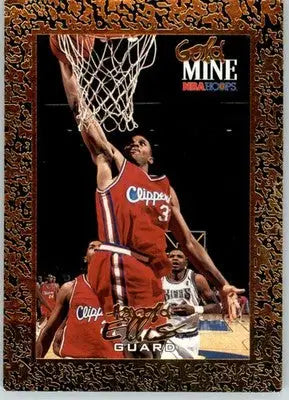 Harold Ellis - 1994-95 NBA Hoops Gold Mine - #439 - Basketball - Basketball Card Single