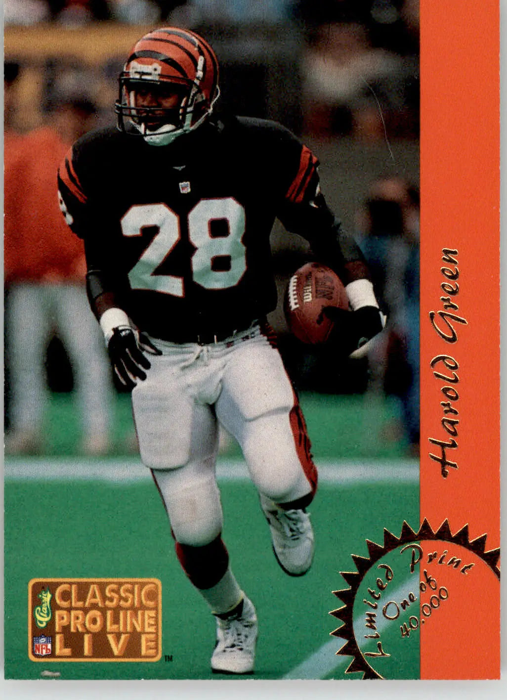 Harold Green - 1993 Pro Line Live - #LP17 - Limited Prints Football - Football Card Single