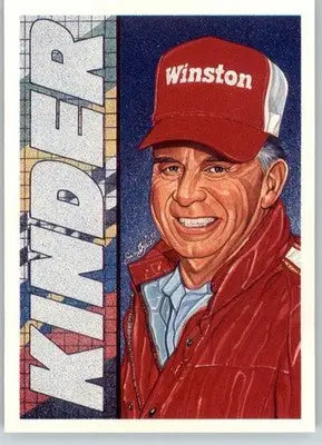 Harold Kinder - 1992 Maxx Red - #5 - Sam Bass Racing - Racing Card Single