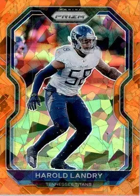 Harold Landry - 2020 Panini Prizm - #108 - Prizm Orange Ice Football - Football Card Single