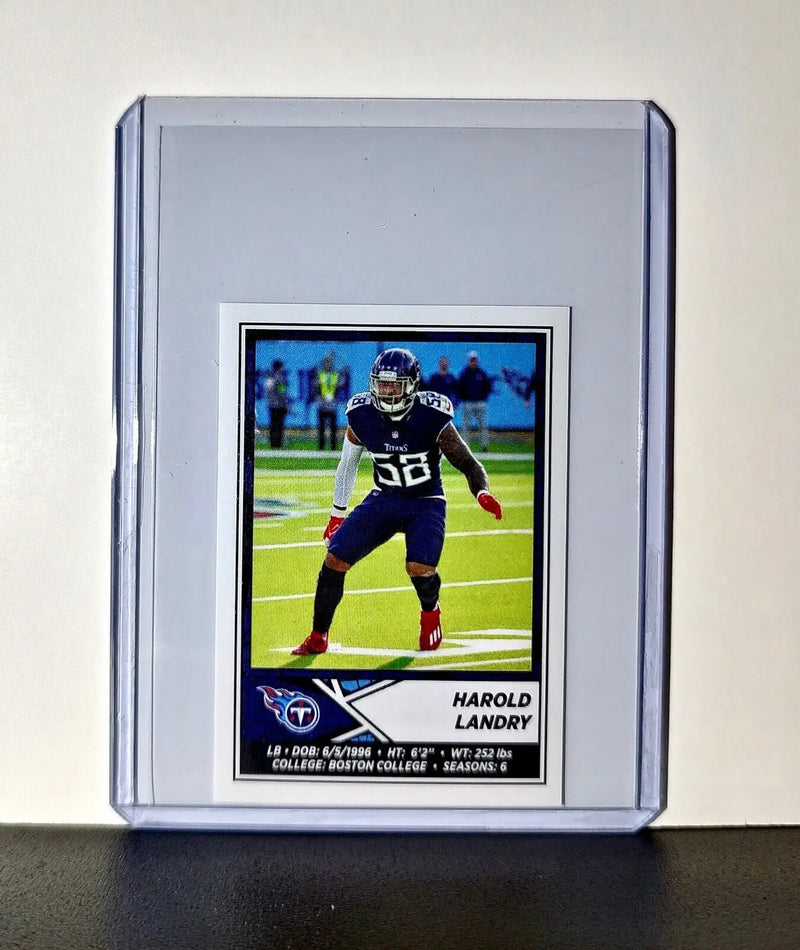 Harold Landry 2024 Panini NFL Sticker #227 Tennessee Titans