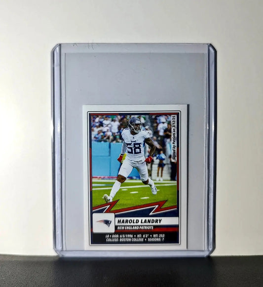 Harold Landry 2025 Panini NFL #81 Sticker New England Patriots - Football Card Single