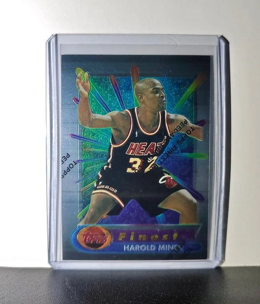 Harold Miner 1994-95 Topps Finest #214 Basketball Card - Basketball Card Single