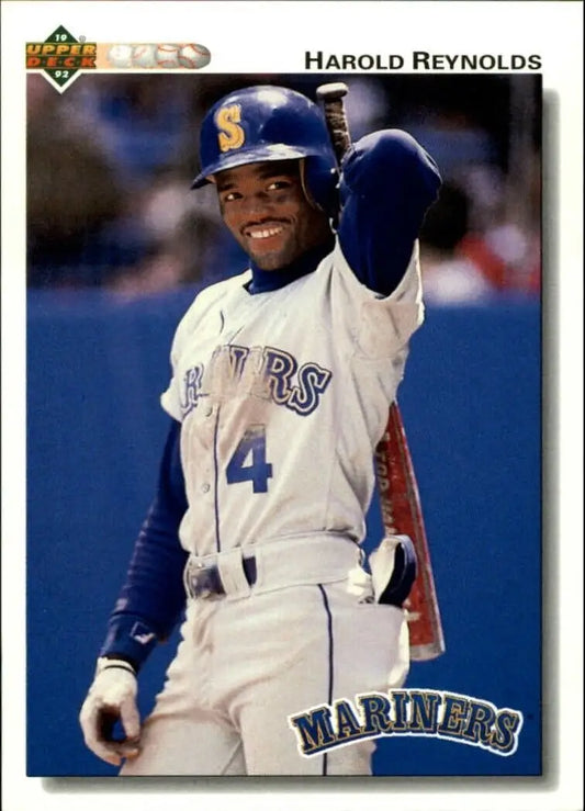 Harold Reynolds 1992 Upper Deck MLB #314 Baseball Card Seattle Mariners - Baseball Card Single